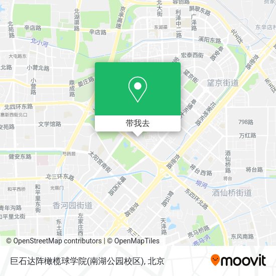 巨石达阵橄榄球学院(南湖公园校区)地图