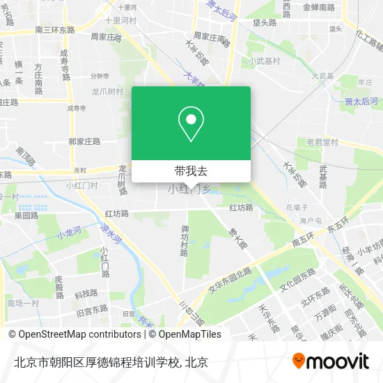 北京市朝阳区厚德锦程培训学校地图