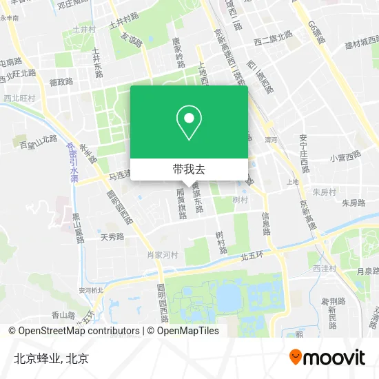 北京蜂业地图
