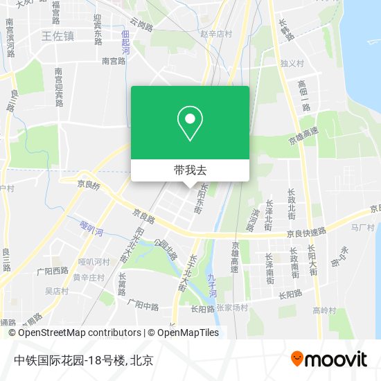 中铁国际花园-18号楼地图
