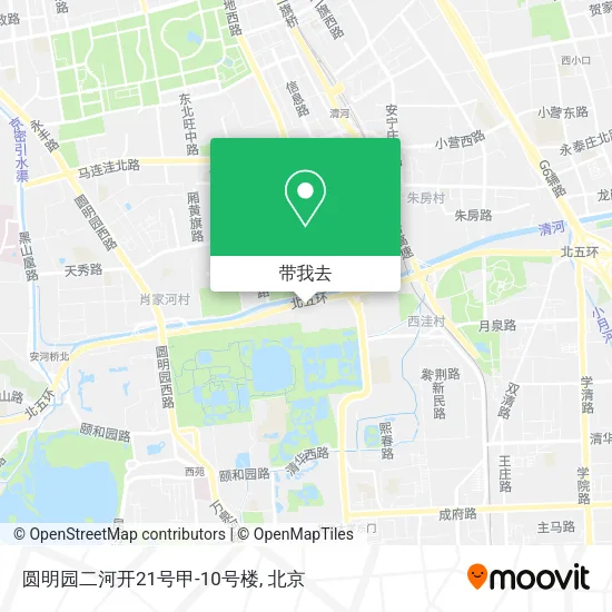 圆明园二河开21号甲-10号楼地图
