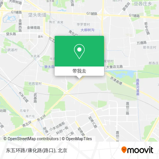 东五环路/康化路(路口)地图