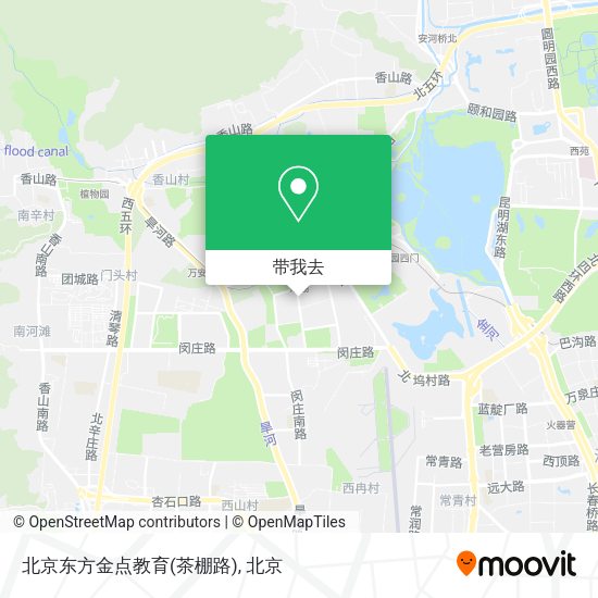 北京东方金点教育(茶棚路)地图