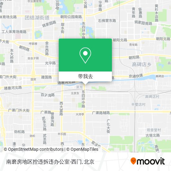 南磨房地区控违拆违办公室-西门地图