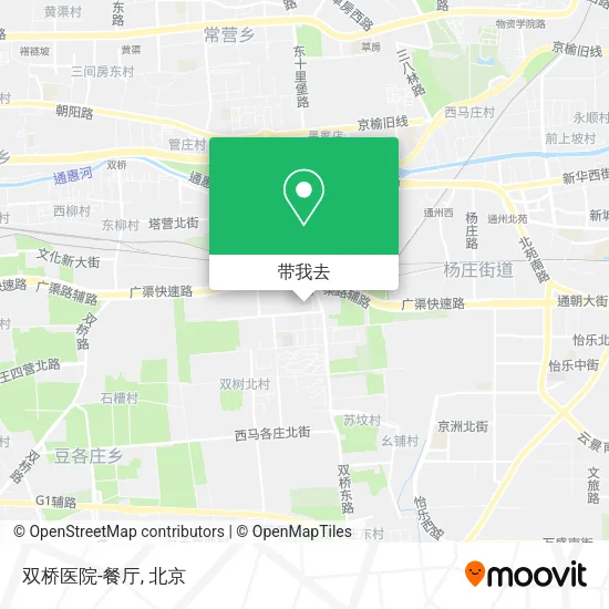 双桥医院-餐厅地图