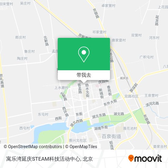 寓乐湾延庆STEAM科技活动中心地图