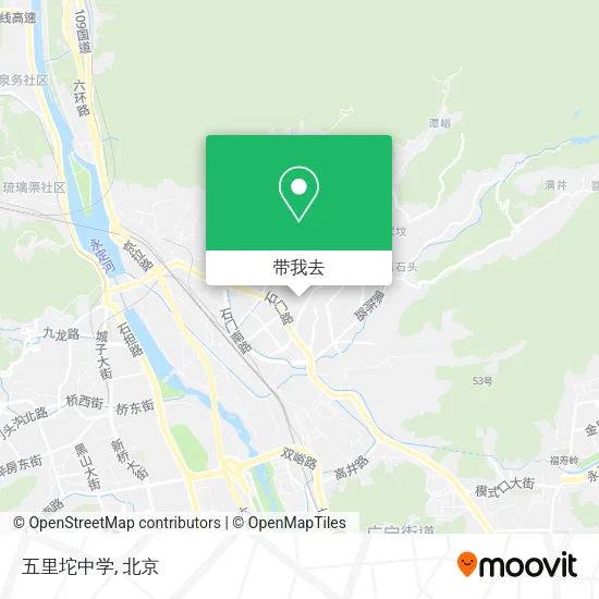 五里坨中学地图