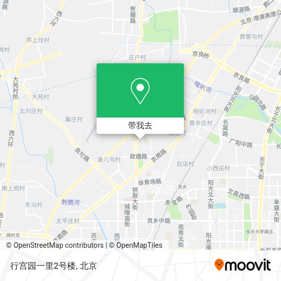 行宫园一里2号楼地图