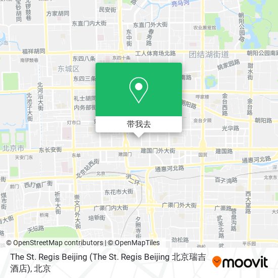 The St. Regis Beijing地图