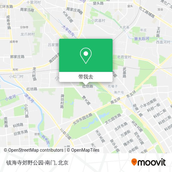 镇海寺郊野公园-南门地图