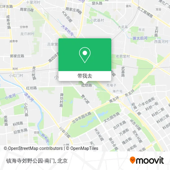 镇海寺郊野公园-南门地图