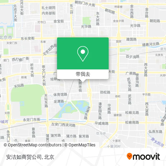 安洁如商贸公司地图