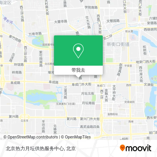 北京热力月坛供热服务中心地图