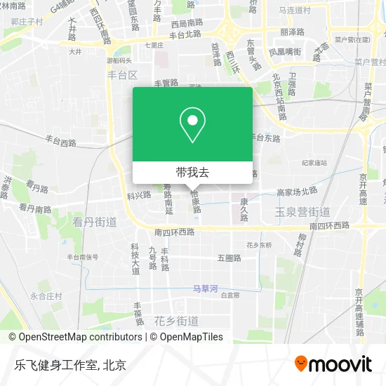 乐飞健身工作室地图