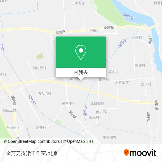 金剪刀烫染工作室地图