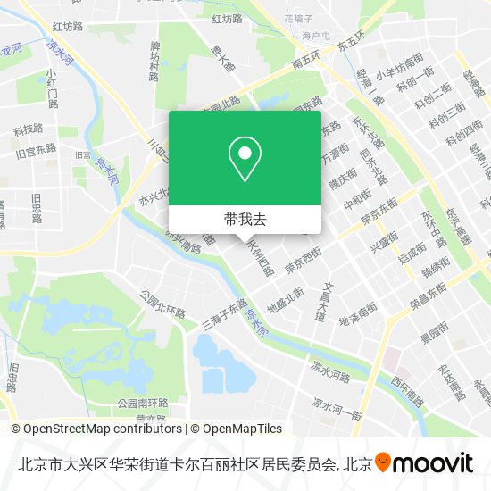 北京市大兴区华荣街道卡尔百丽社区居民委员会地图