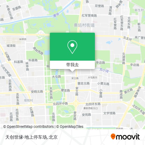 天创世缘-地上停车场地图