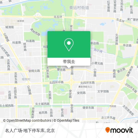 名人广场-地下停车库地图