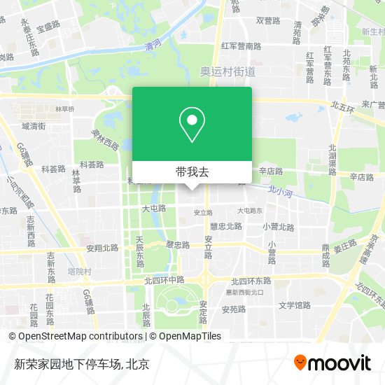 新荣家园地下停车场地图