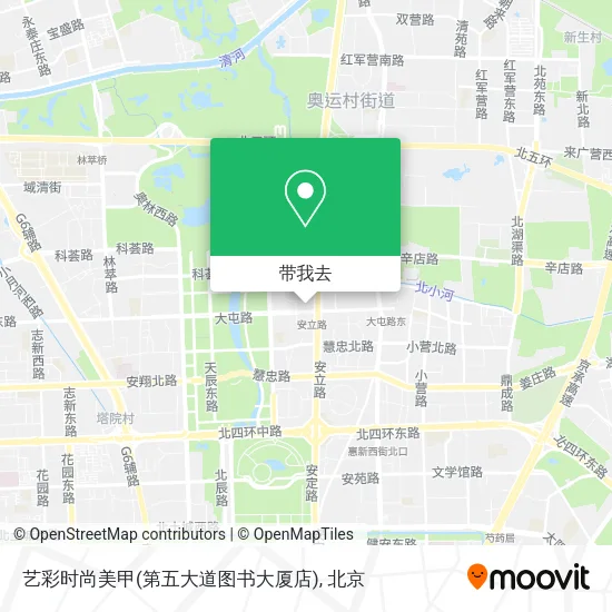 艺彩时尚美甲(第五大道图书大厦店)地图