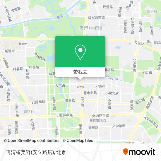 再清椿美容(安立路店)地图