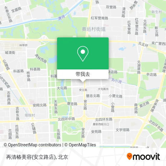 再清椿美容(安立路店)地图