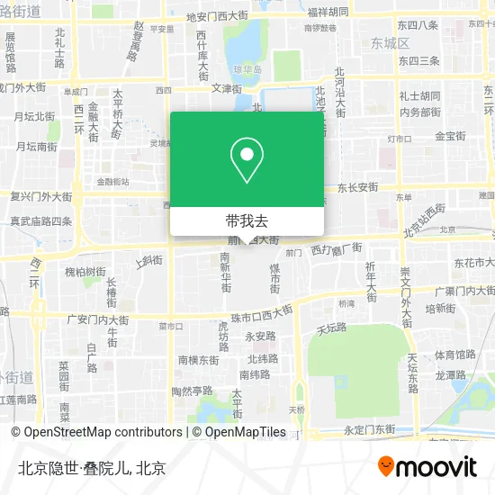 北京隐世·叠院儿地图