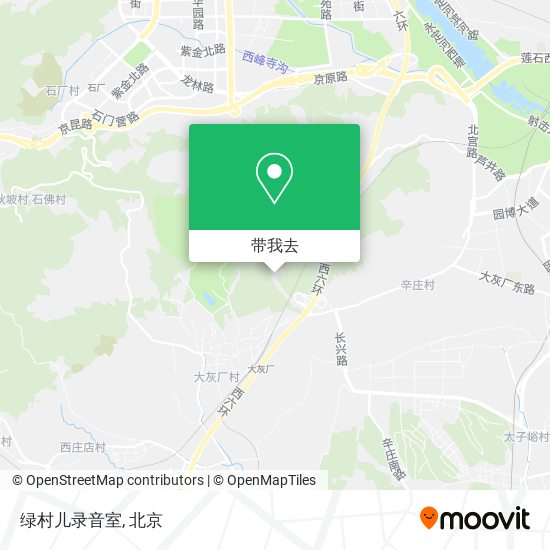 绿村儿录音室地图