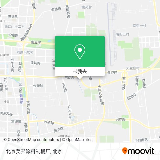 北京美邦涂料制桶厂地图