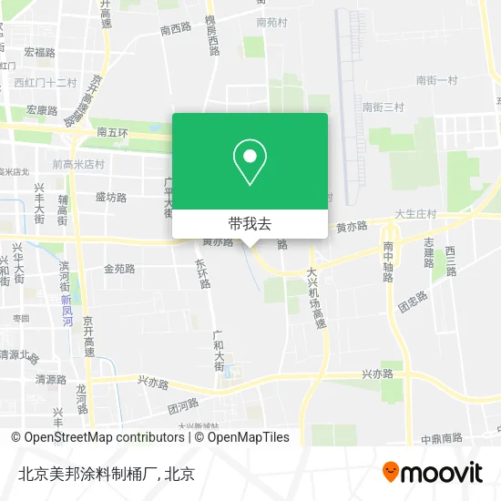 北京美邦涂料制桶厂地图
