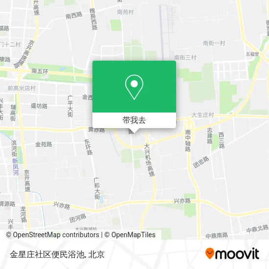 金星庄社区便民浴池地图