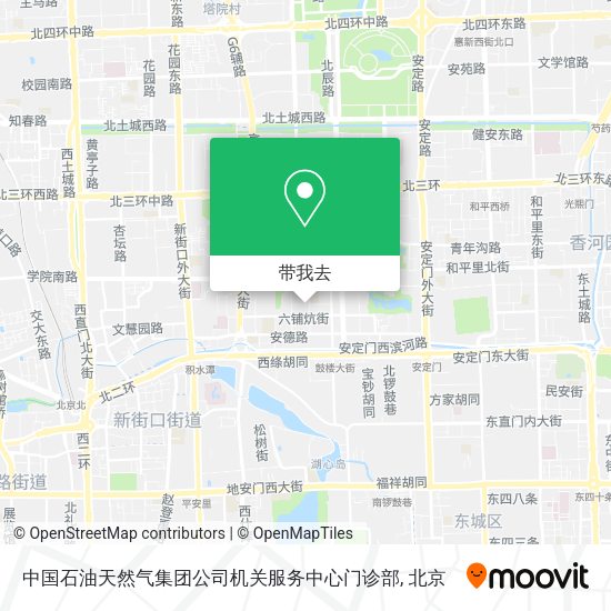 中国石油天然气集团公司机关服务中心门诊部地图