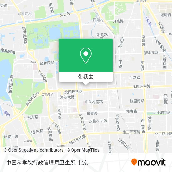 中国科学院行政管理局卫生所地图