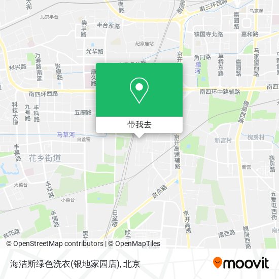 海洁斯绿色洗衣(银地家园店)地图