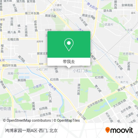 鸿博家园一期A区-西门地图