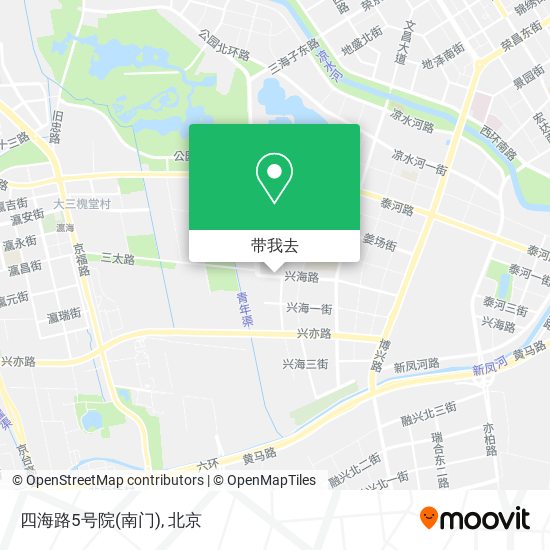 四海路5号院(南门)地图