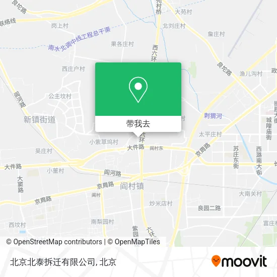 北京北泰拆迁有限公司地图