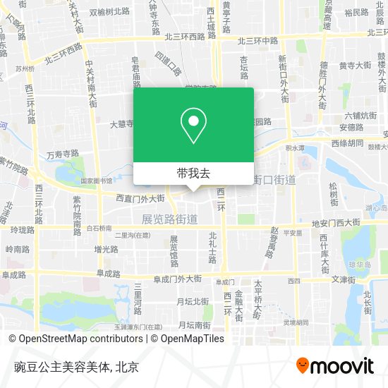 豌豆公主美容美体地图