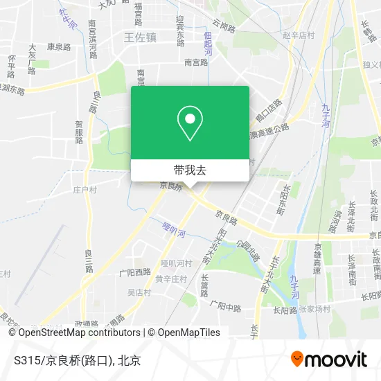 S315/京良桥(路口)地图