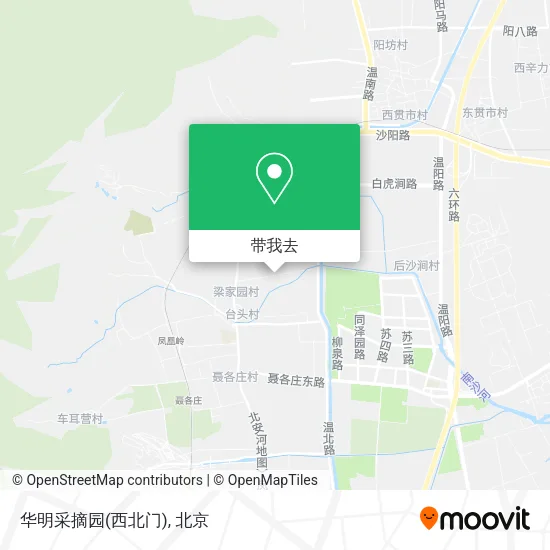 华明采摘园(西北门)地图