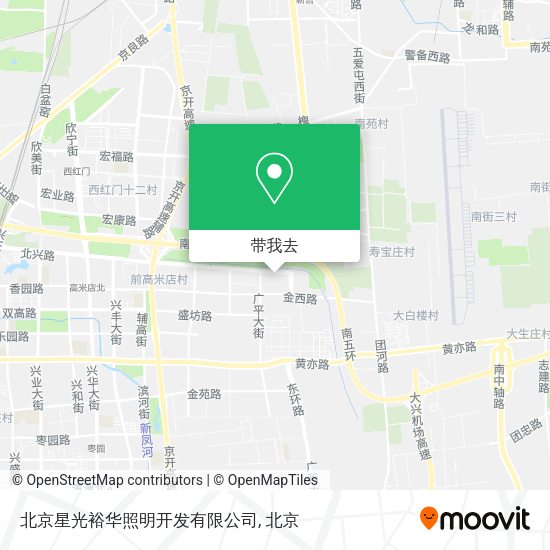 北京星光裕华照明开发有限公司地图