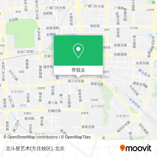 北斗星艺术(方庄校区)地图