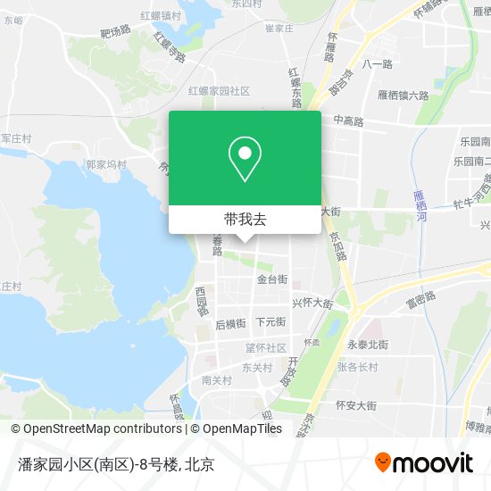 潘家园小区(南区)-8号楼地图