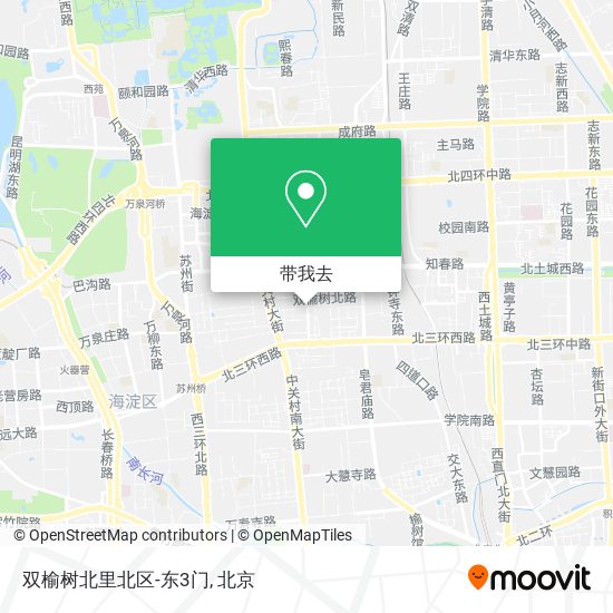 双榆树北里北区-东3门地图