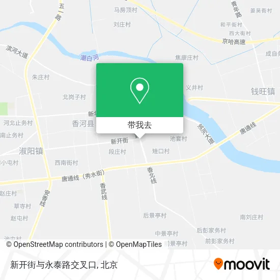 新开街与永泰路交叉口地图