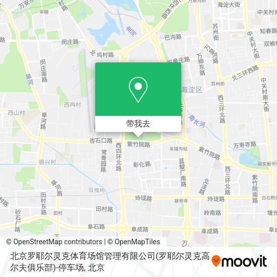 北京罗耶尔灵克体育场馆管理有限公司(罗耶尔灵克高尔夫俱乐部)-停车场地图