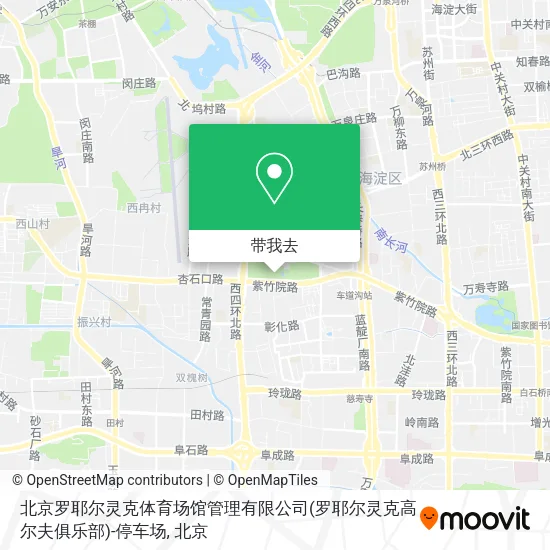 北京罗耶尔灵克体育场馆管理有限公司(罗耶尔灵克高尔夫俱乐部)-停车场地图