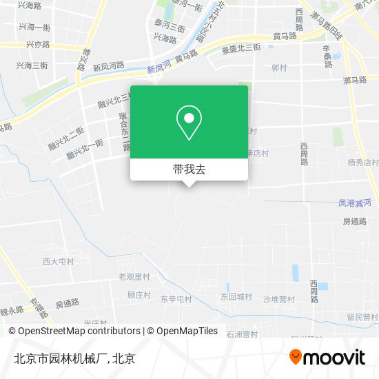 北京市园林机械厂地图