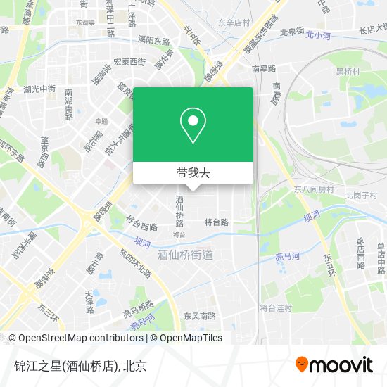 锦江之星(酒仙桥店)地图