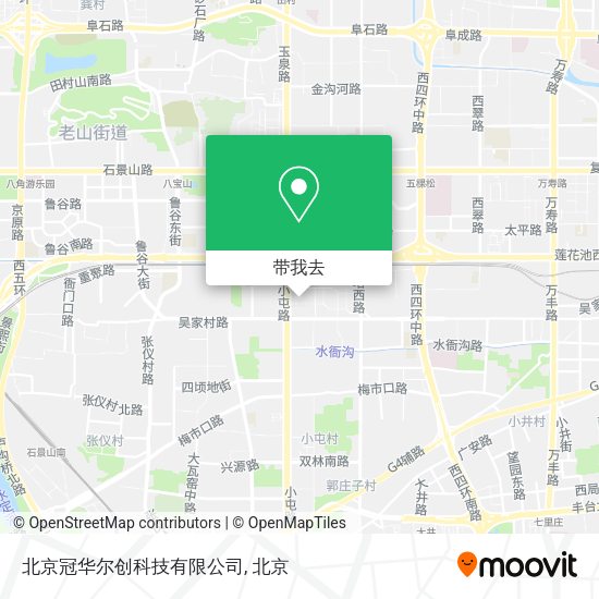 北京冠华尔创科技有限公司地图